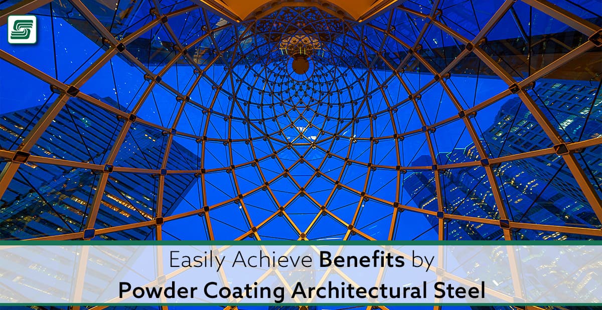 Benefits from coating architectural steel